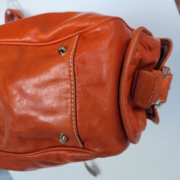 Francesco Biasia Brick Orange Handbag - Picture 12 of 13